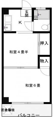 前竹マンションの間取り画像