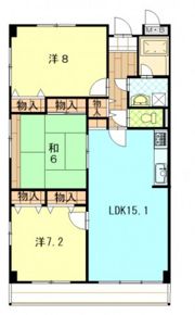 ラフィーネ住吉の間取り画像