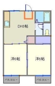 アルマ五番館の間取り画像