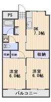 Oryza西古松の間取り画像
