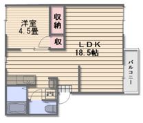 妹尾グリーンコーポの間取り画像