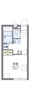レオパレスしなの路の間取り画像