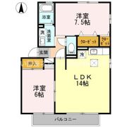 グレイスフル屋島 B棟の間取り画像