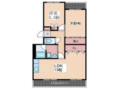 エルデ八幡東の間取り画像