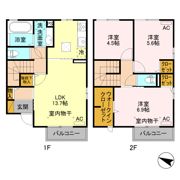 ワイ・ヴィクトワール Cの間取り画像