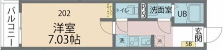 カインドネス上福岡Northの間取り画像