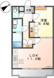ヴィーヴル 弐番館の間取り画像