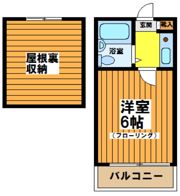 サンハウスタカノの間取り画像
