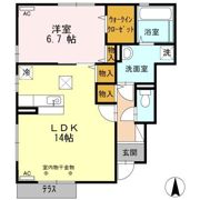 HAPPINESS くにしろ B棟の間取り画像