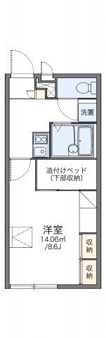 レオパレスオーゴの間取り画像