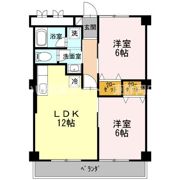 コーポ聖北園の間取り画像