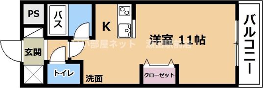 ヴィラ東晃の間取り画像