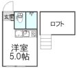 ユナイト衣笠マドレーヌの瞳の間取り画像