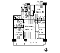 横浜伊勢佐木南パーク・ホームズの間取り画像
