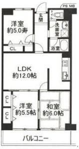 ネオコーポ門真東の間取り画像