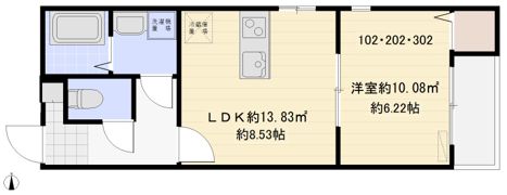 ラ・ヴィータの間取り画像