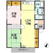 シャトー小林 A棟の間取り画像