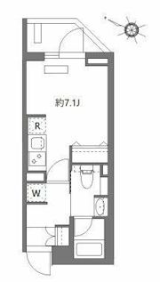 AZEST阪東橋Ⅱの間取り画像