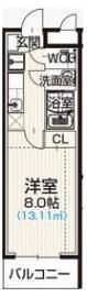 アソシエ鶴舞公園※FR1か月&初回保証料無料&保険料1年分負担キャンペーンの間取り画像