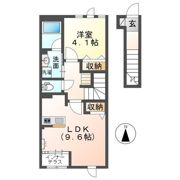 プランドール Fの間取り画像