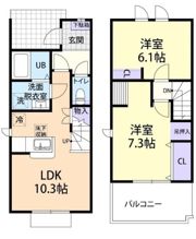 グランディールの間取り画像