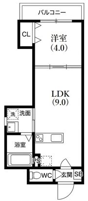 AXIA CITY 神戸松原の間取り画像