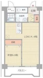 おおきに大阪天満サニーアパートメントの間取り画像