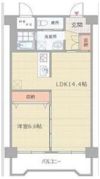 おおきに大阪天満サニーアパートメントの間取り画像