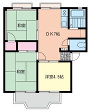KハウスⅡの間取り画像