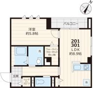 Rapport H＆S ラポールエイチアンドエスの間取り画像