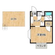 コーポサンライズの間取り画像