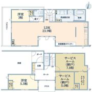 桃井1丁目戸建の間取り画像