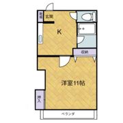 中須賀コーポⅡの間取り画像