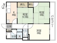コーポ洋光の間取り画像