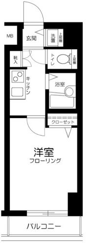 グランド・ガーラ西新宿Westの間取り画像