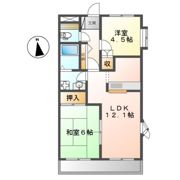 ミレニアムダイトクの間取り画像