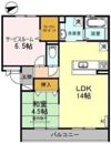 パストラル・エント岡町の間取り画像