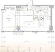 DIPS北千住の間取り画像