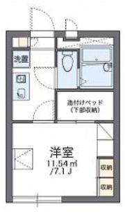レオパレスエスペランサの間取り画像