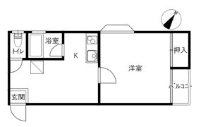 ジュネスくれないの間取り画像