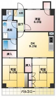 ハイデンスホンダの間取り画像