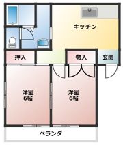 コーポ愛の間取り画像