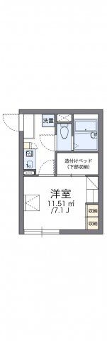 レオパレス房丸の間取り画像