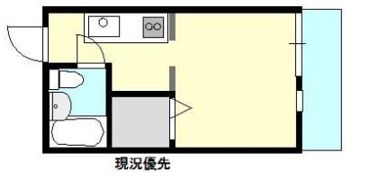 LA新徳田Bの間取り画像