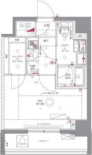 ユリカロゼAZ亀戸Ⅱの間取り画像