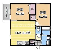 ラモーナ明和の間取り画像