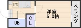 ビッグバーンズマンション横井A棟の間取り画像