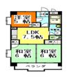 赤田ハイツの間取り画像