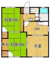 コーポ星和町の間取り画像