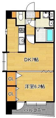 ニューサンリバー10番館の間取り画像